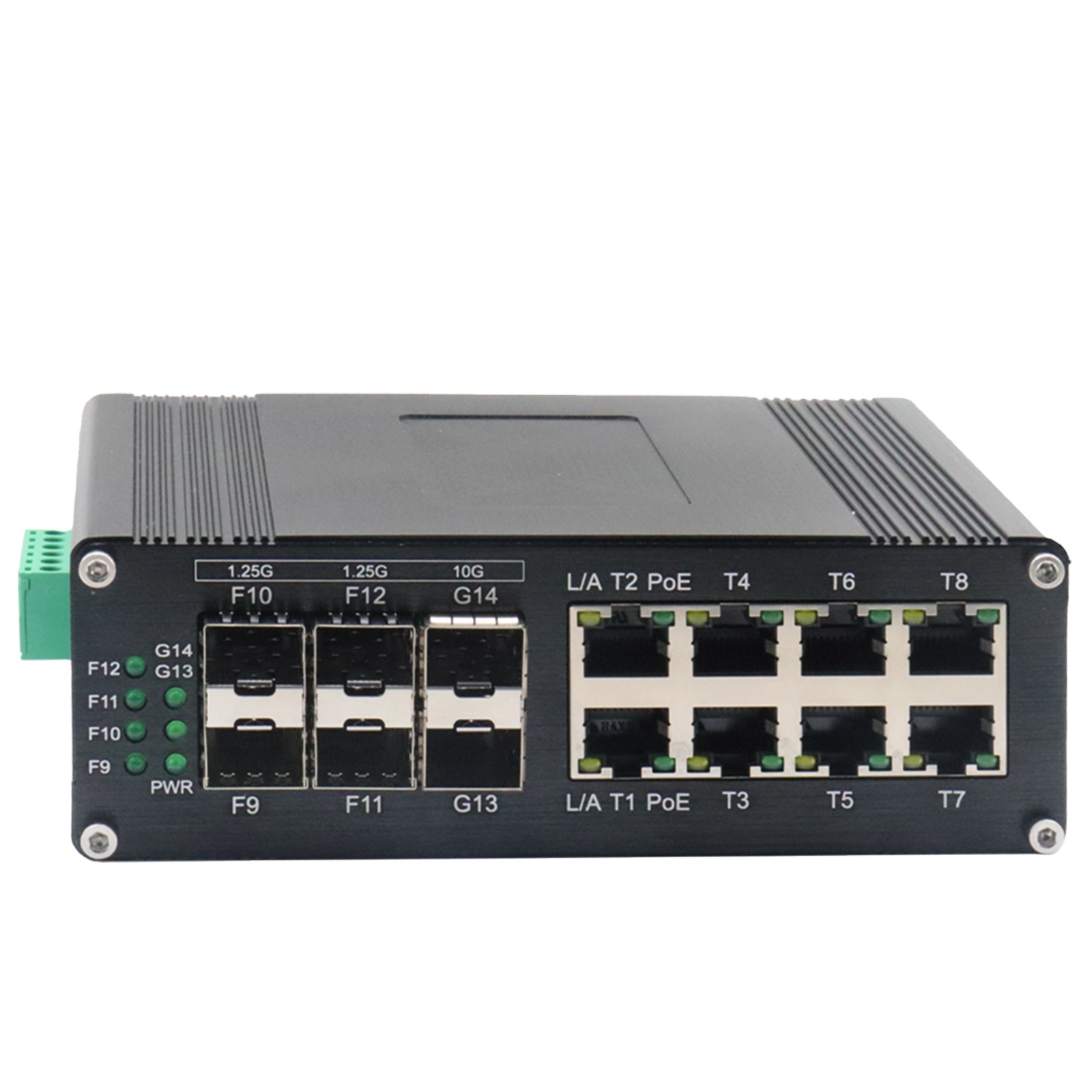 Managed Gigabit Poe Switch 8 Port 802.3At - Switch Ethernet industriale Gigabit 8 porte