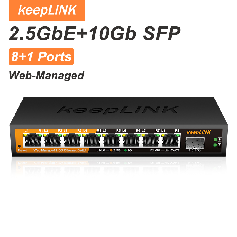 KeepLiNK KP-9000-9XHML-X Switc - Sfp+ 10G Managed Switch 8 Port recensione e prezzo