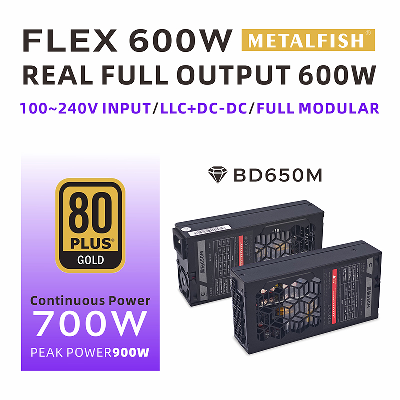 METALFISH Flex 600W Alimentato - Atx Power Supply 1U Flex 500W recensione e prezzo