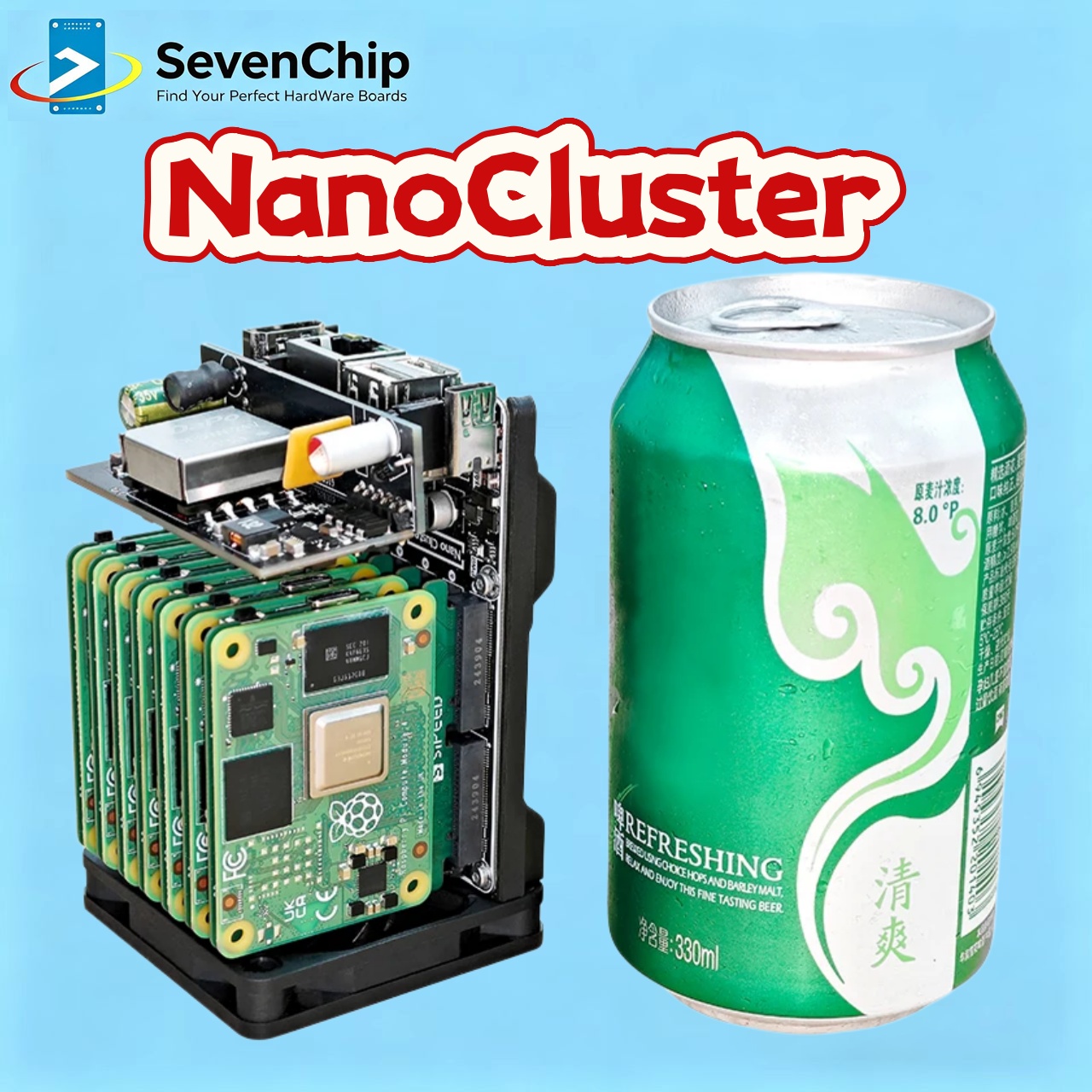 Sipeed NanoCluster 7x CM4/CM5: - Deskpi Super6C recensione e prezzo