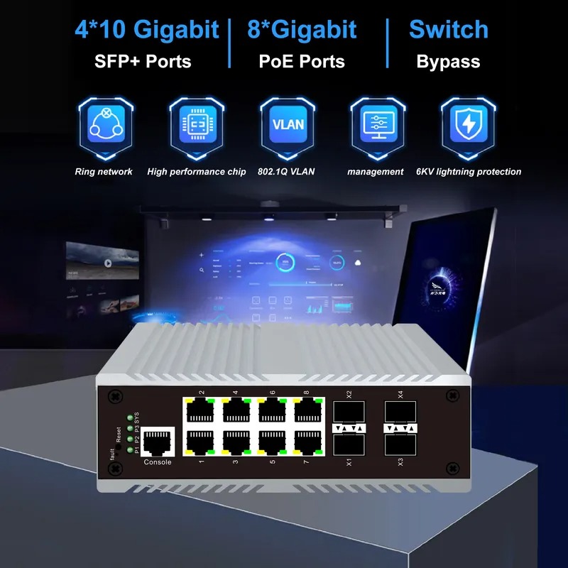 Switch di gestione industriale - Sfp+ 10G Managed Switch 8 Port recensione e prezzo