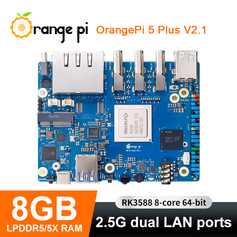 Orange Pi 5 Plus 8GB V2.1 Comp - Orange Pi 5 Plus 32Gb recensione e prezzo