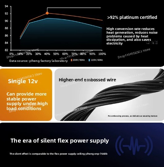 Alimentatore ATX Platinum Flex - Atx Power Supply 1U Flex 500W recensione e prezzo